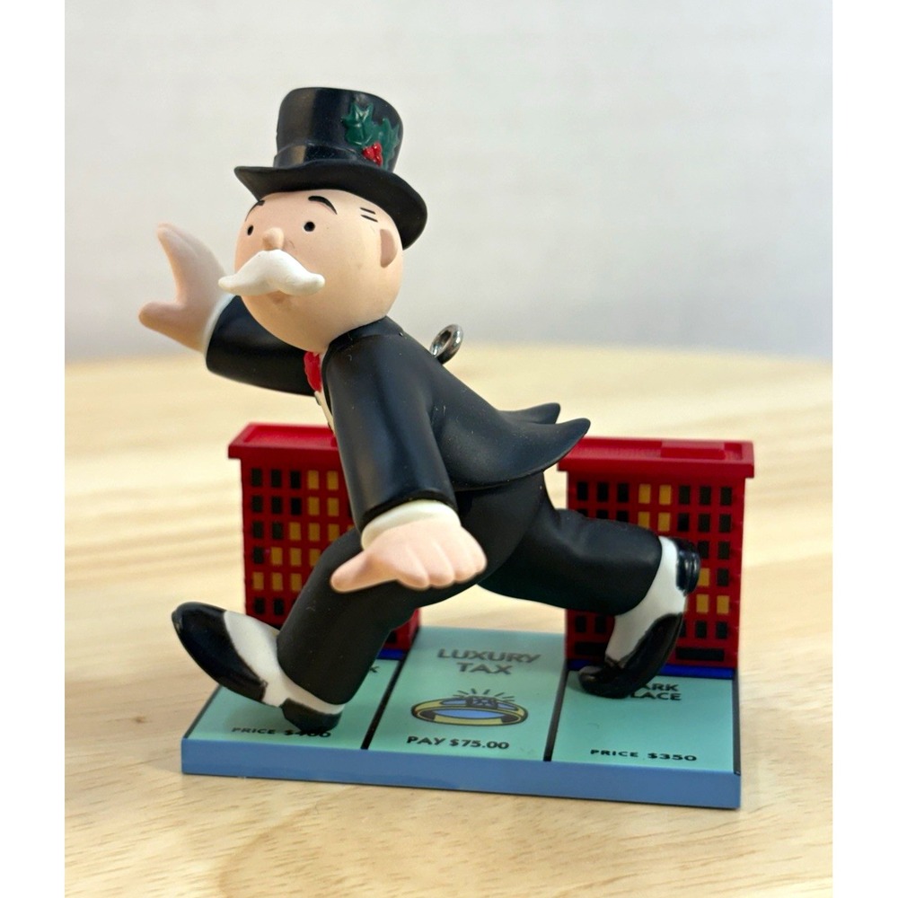 Hallmark Keepsake Mr. Monopoly Christmas Ornament Dated 2000 QX8101 NIB